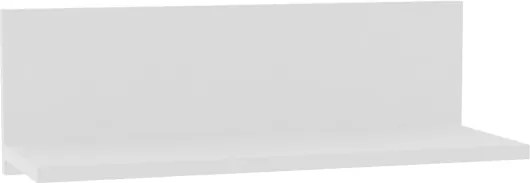Etajera de perete Fanera din melamina alba, 60x21.6x19.6 cm