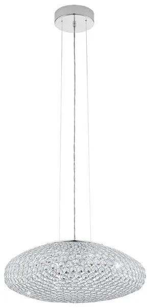 Lustra tip pendul Carlos, metal, crom, 110 x 54 x 54 cm, 60w