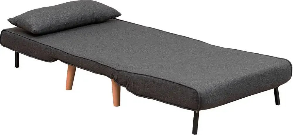 Fotoliu Extensibil,reglabil, Folde, 180 x 80 cm,gri