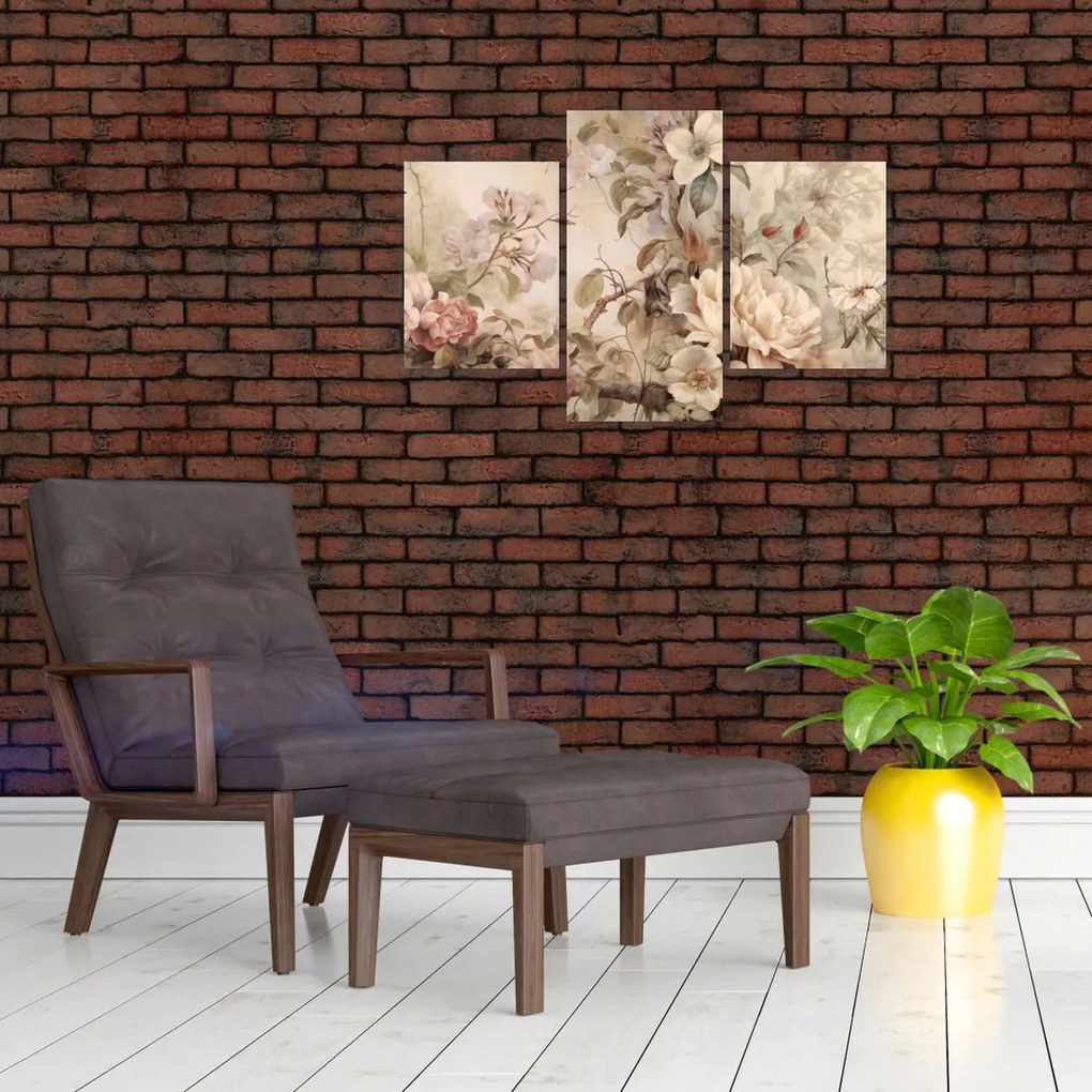 Tablou - Vintage pictura pasăre (90x60 cm)