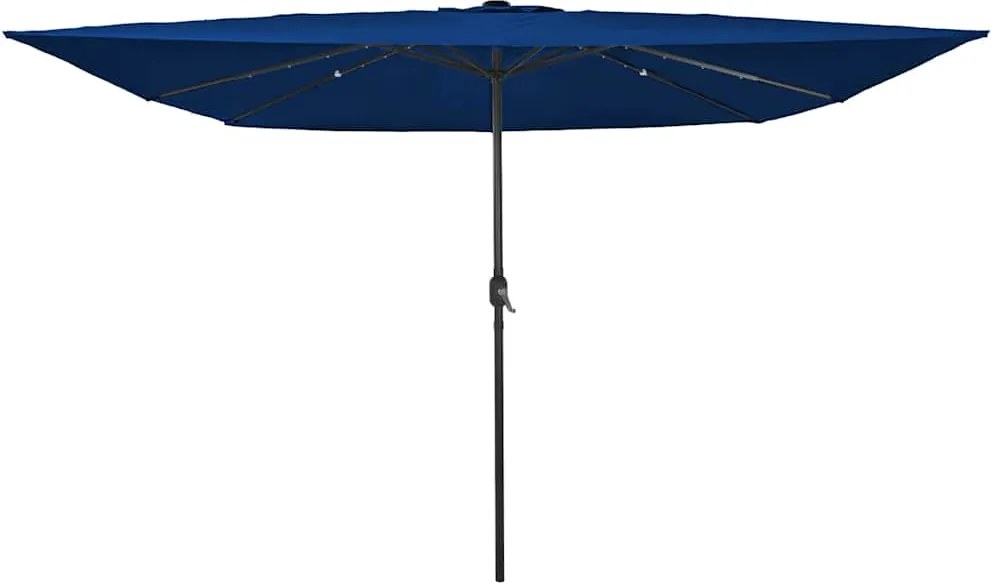 vidaXL Parasol de Grădină Albastru azur 295 x 295 x 245 cm