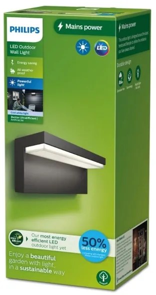 Aplică LED de exterior Philips BUSTAN LED/3,8W/230V 4000K IP44