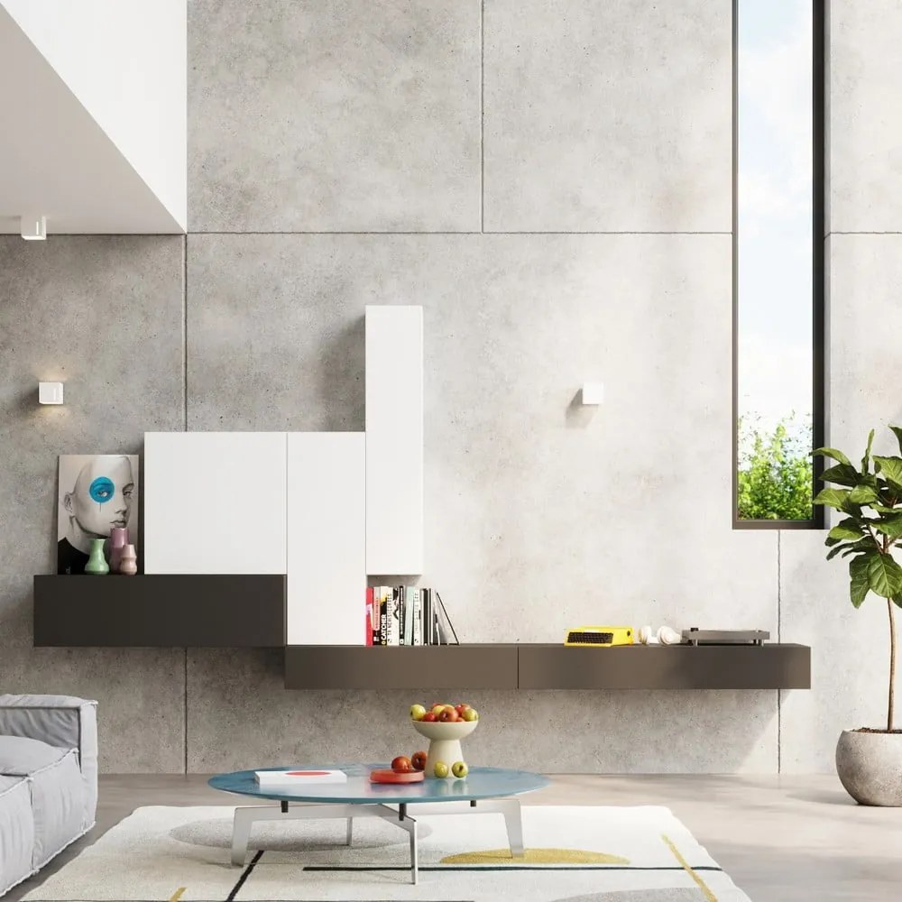 Plafonieră albă cu abajur din metal 10x10 cm Pax – Sollux