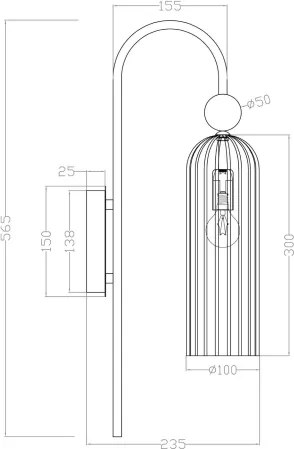 Lampă de perete PIEGA 1xE14/40W/230V alamă/albă