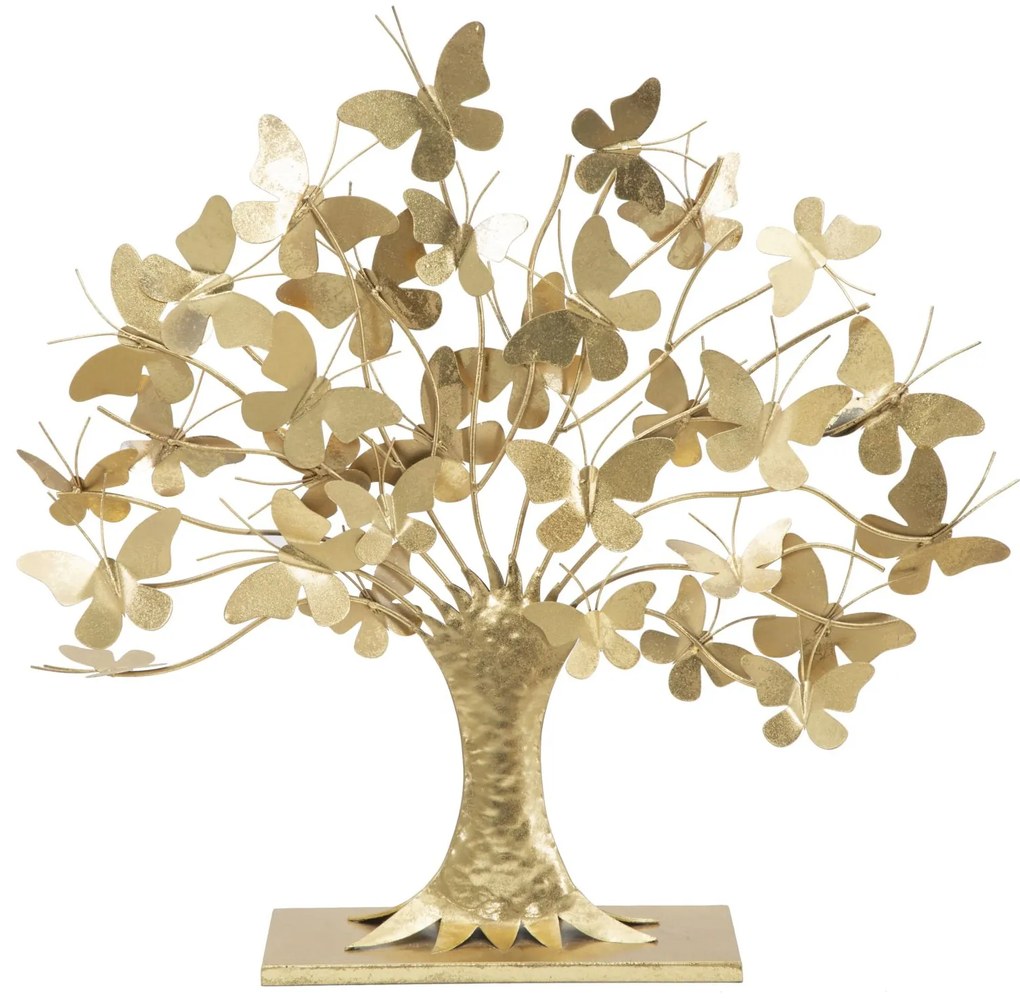 Decoratiune TREE OF LIFE W BUTTERFLY GLAM 63X13,5X60