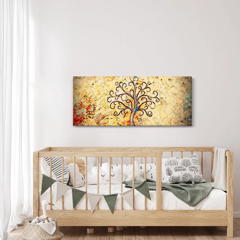 Tablou - Copacul vieții mozaic (120x50 cm)