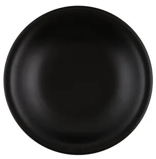 Set de veselă, 12 piese, negru/ceramică