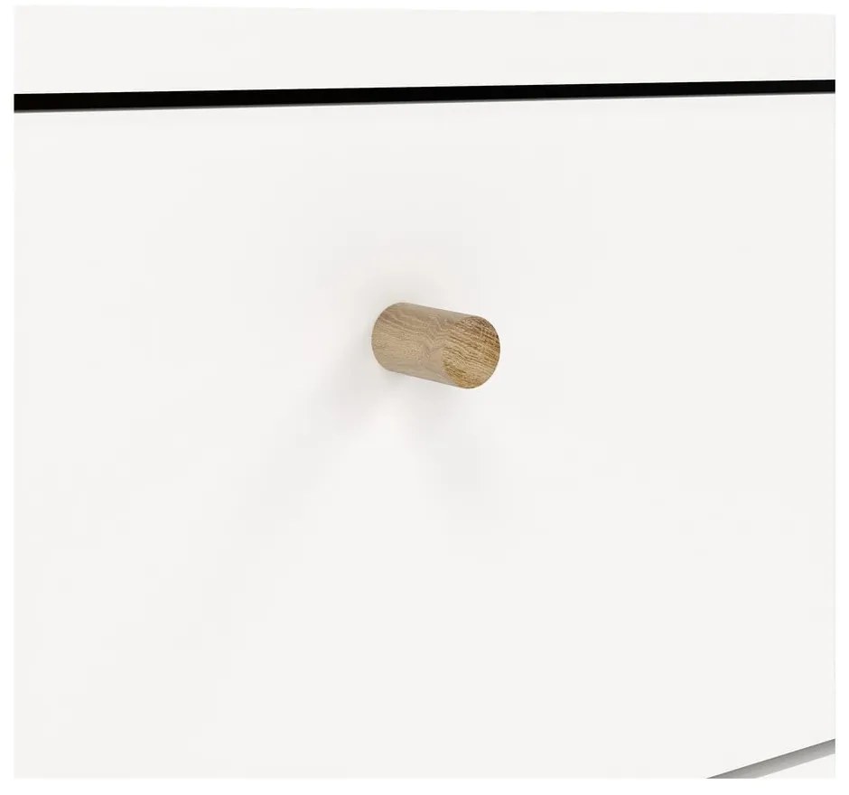 Noptieră albă Bodo – Tvilum