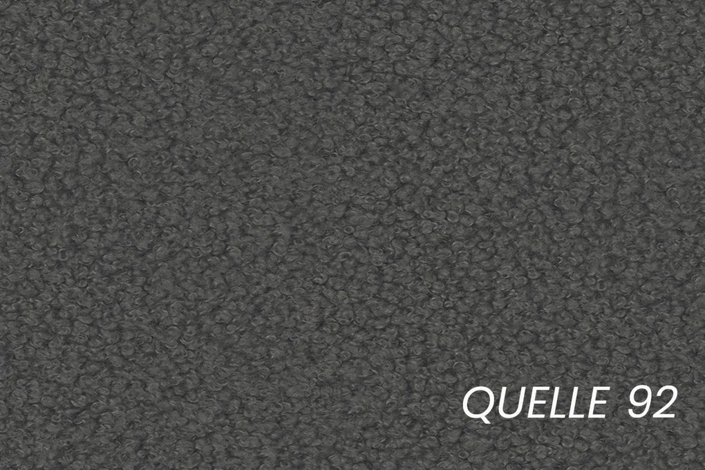 Pat tapițat Aura 180x200 cu spațiu depozitare - bouclé gri închis Quelle 92