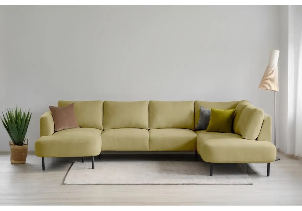 Colțar galben muștar (cu colț pe partea dreaptă/în formă de "U") Hero – Scandic