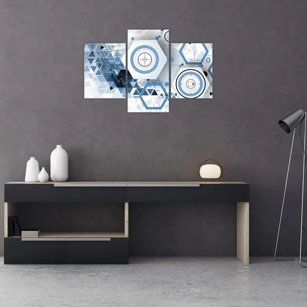 Tablou - Abstract geometric (90x60 cm)