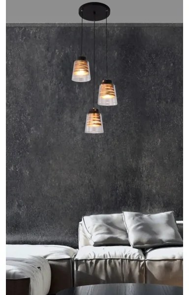 Lustră pe lanț FRESNO 3xE27/60W/230V