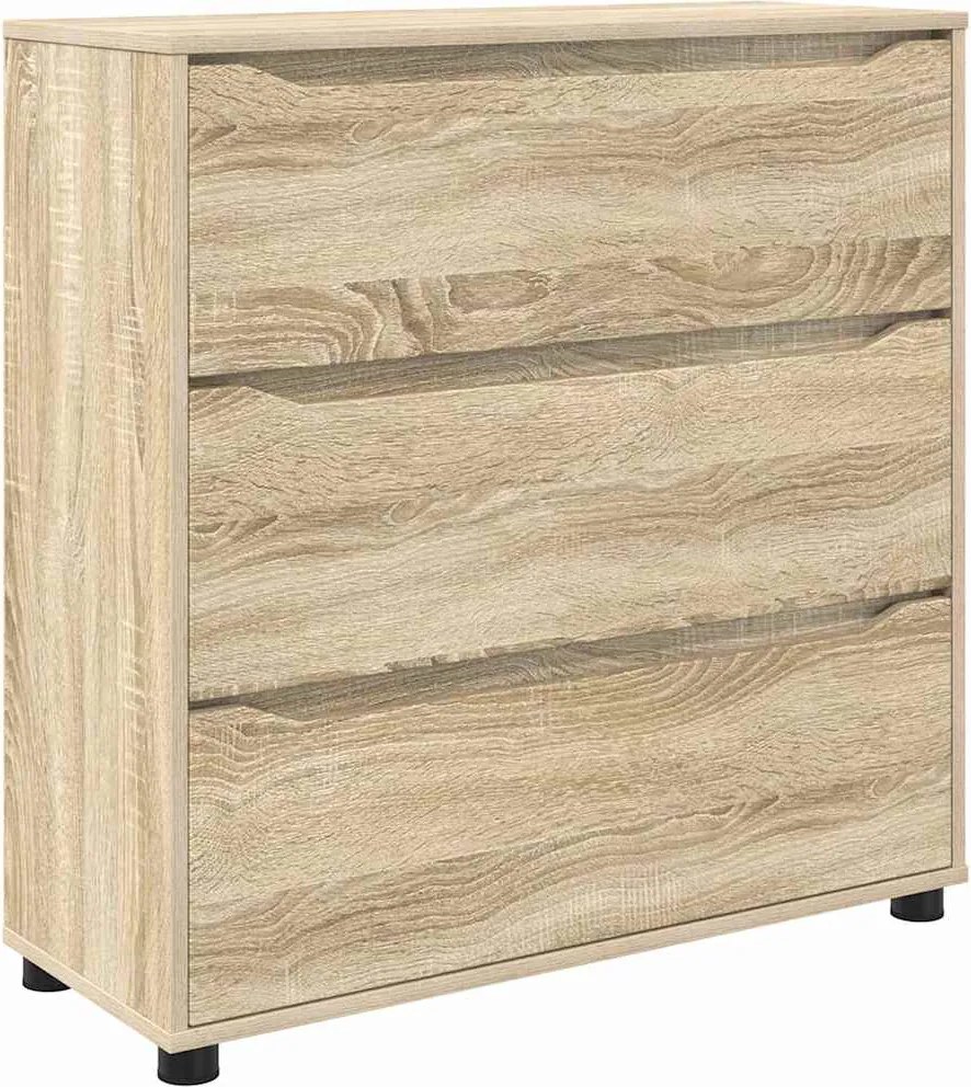 vidaXL Dulap de depozitare Stejar Sonoma 80 x 31 x 81 cm Lemn compozit