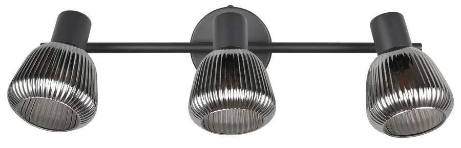 Spot negru ø 10 cm Tarifa – Trio