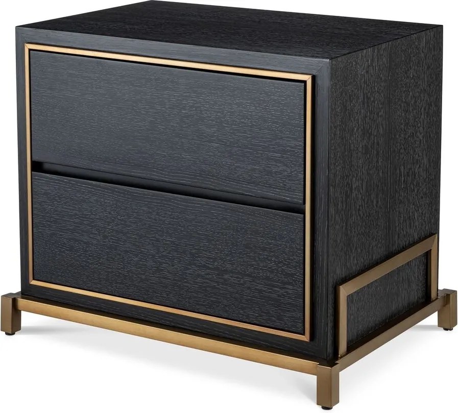 Noptiera design elegant LUX Hazel, gri carbune 115102 HZ