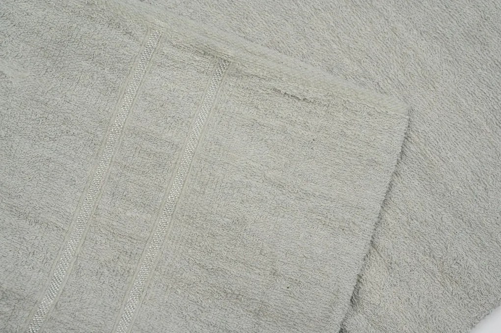 Prosop din bumbac Culoare Gri deschis, DONNA 70X120 cm