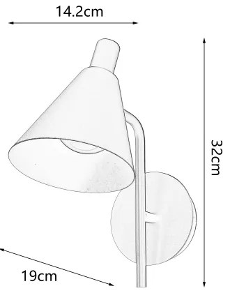 Lampă LED de perete Brilagi LUCERA LED/3W/230V maro