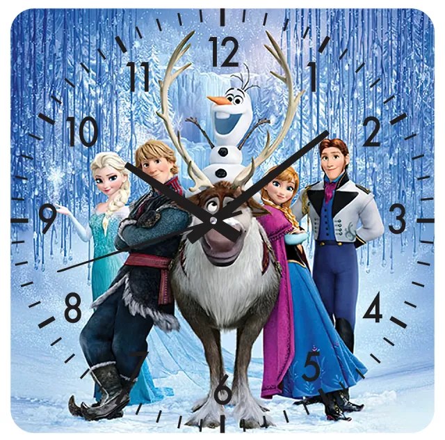 Ceas de perete Frozen - Regatul Inghetat