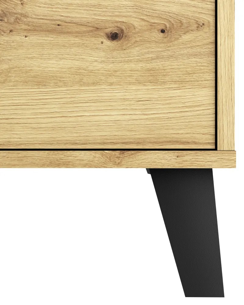 Comoda BOGAN 3S70, stejar artisan