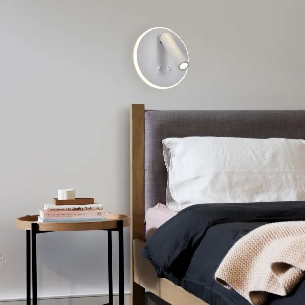 Spot LED de perete IRIS LED/12W/230V 3000K alb