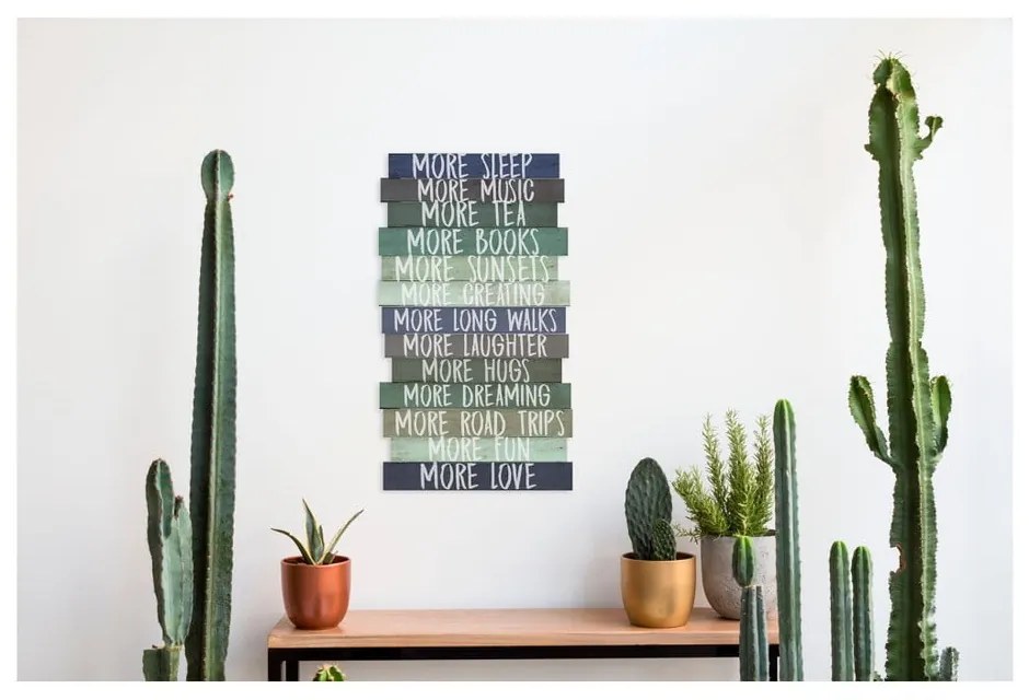 Semn 30x50 cm I Want More – Really Nice Things