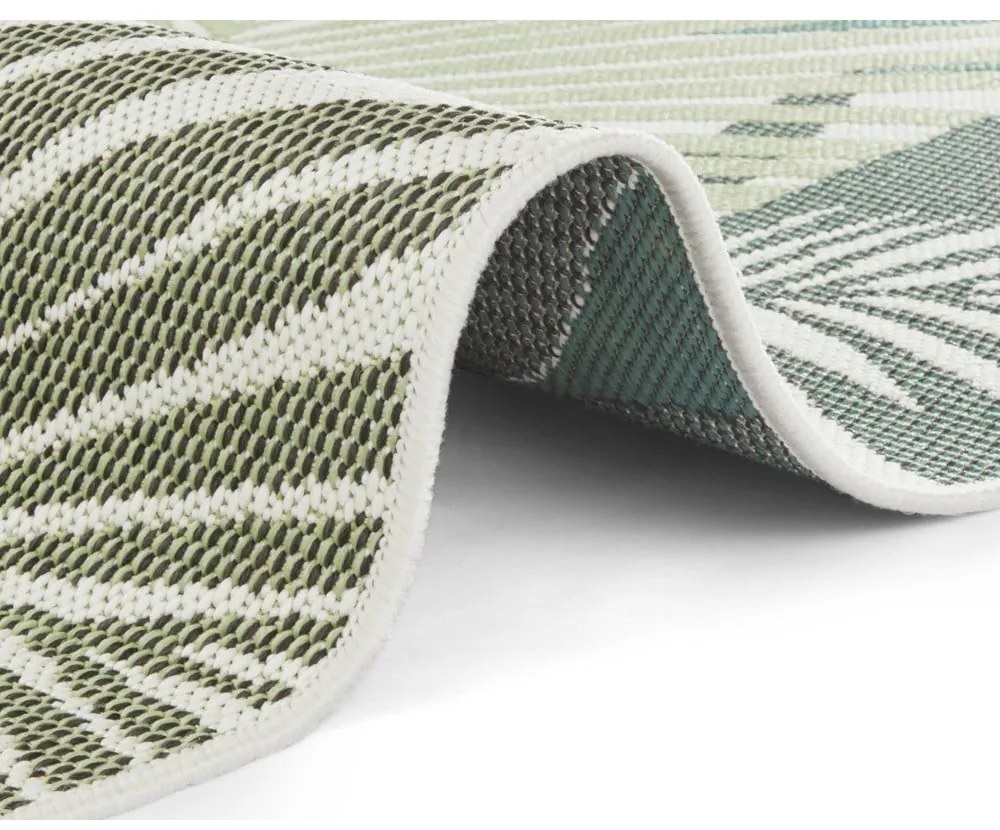 Covor de exterior NORTHRUGS Vai, 120 x 170 cm, verde - gri