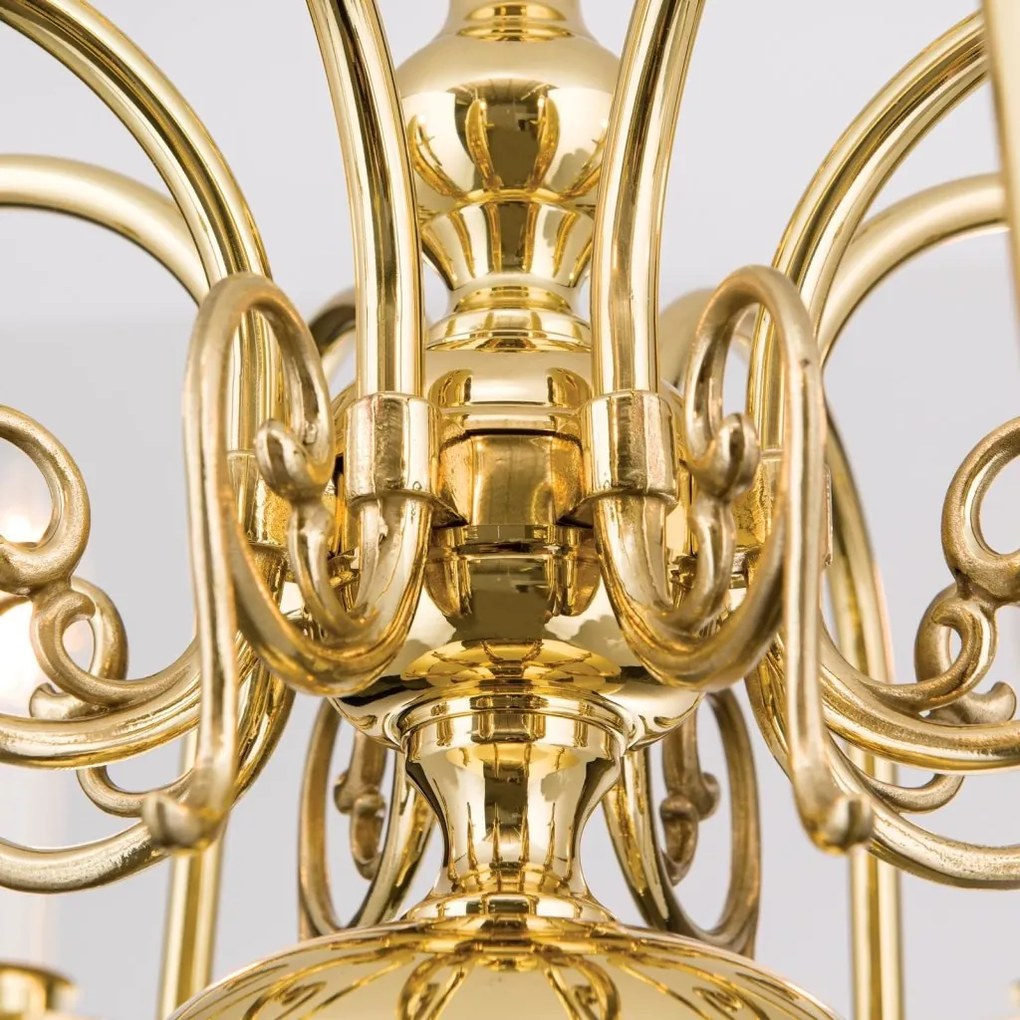 Candelabru 8 brate design clasic FLAMISCH, alama lucioasa