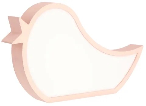 Lampă de birou pentru copii BIRD LED/12W/230V roz