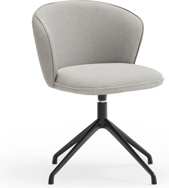 Set de scaune de sufragerie gri deschis 2 buc. tapițat Add – Teulat