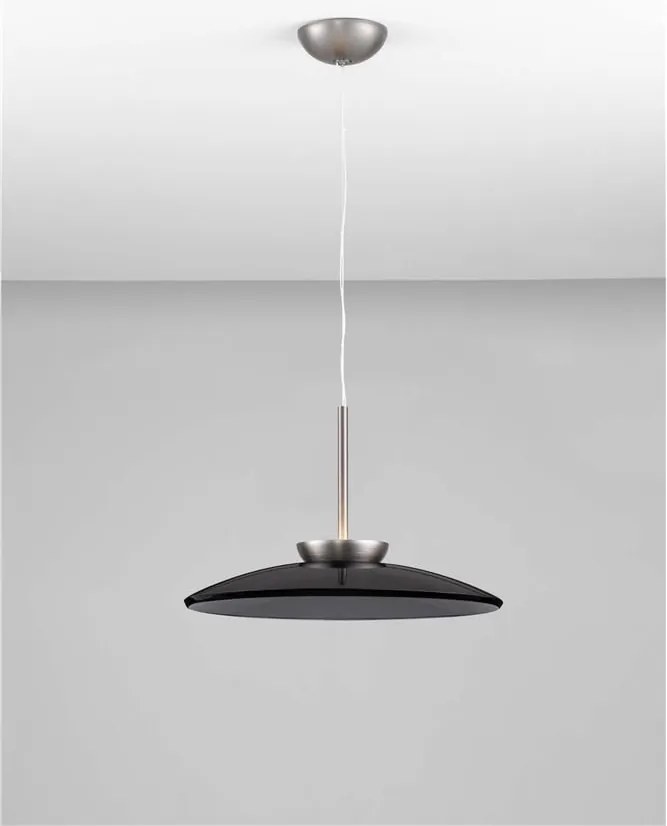 Lustra suspendata LED design ambiental Esti fumuriu