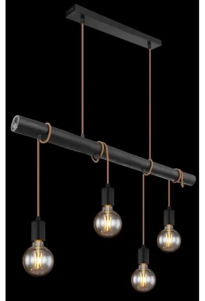 Lustră pe cablu Globo 15459-4H LEO 4xE27/60W/230V