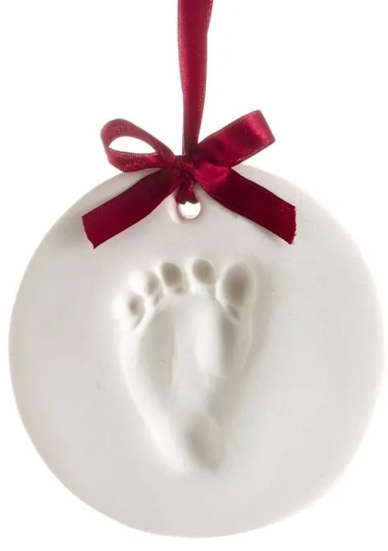 Kit amprenta mulaj manuta sau piciorus bebe pentru ornament bradut - Pearhead
