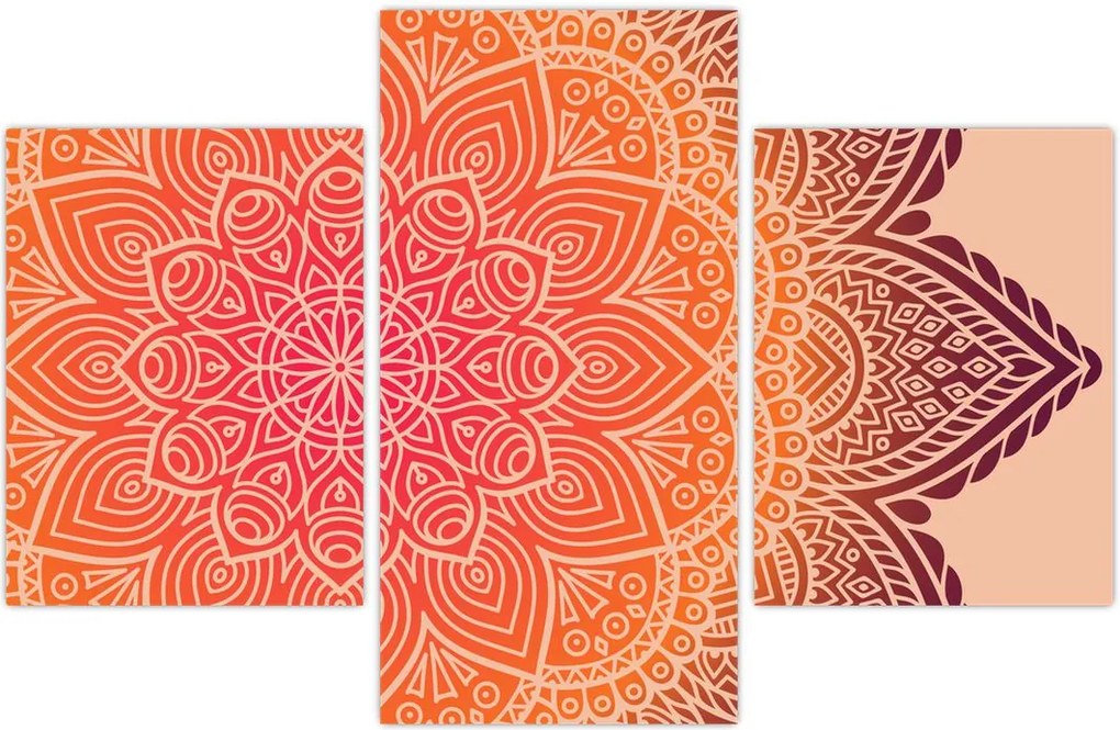 Tablou - Mandala artă (90x60 cm)