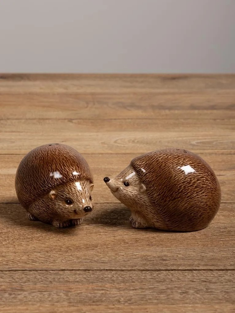 Set sare si piper, din ceramica, Hedgehog