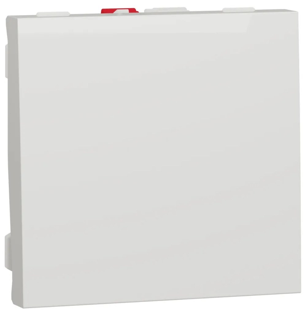 Intrerupator simplu, 2 module, 10A, alb, Schneider Noua Unica