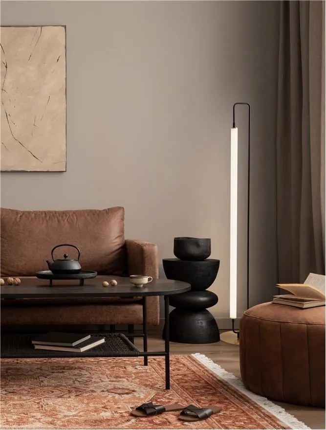 Lampa de podea LED moderna stil minimalist WETRO negru