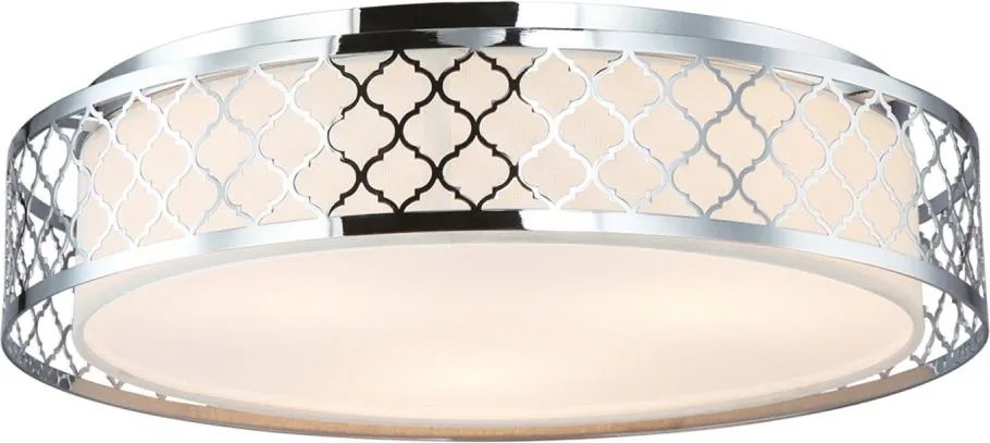 Open Design OR81008 - Plafonieră CAVALLI, 3x E27 / 15W / 230V, diam. 52 cm, crom lucios