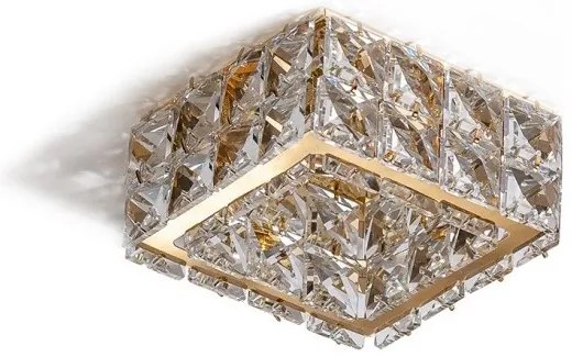 Spot incastrat tavan/plafon design decorativ ESTER SQUARE 2 GOLD