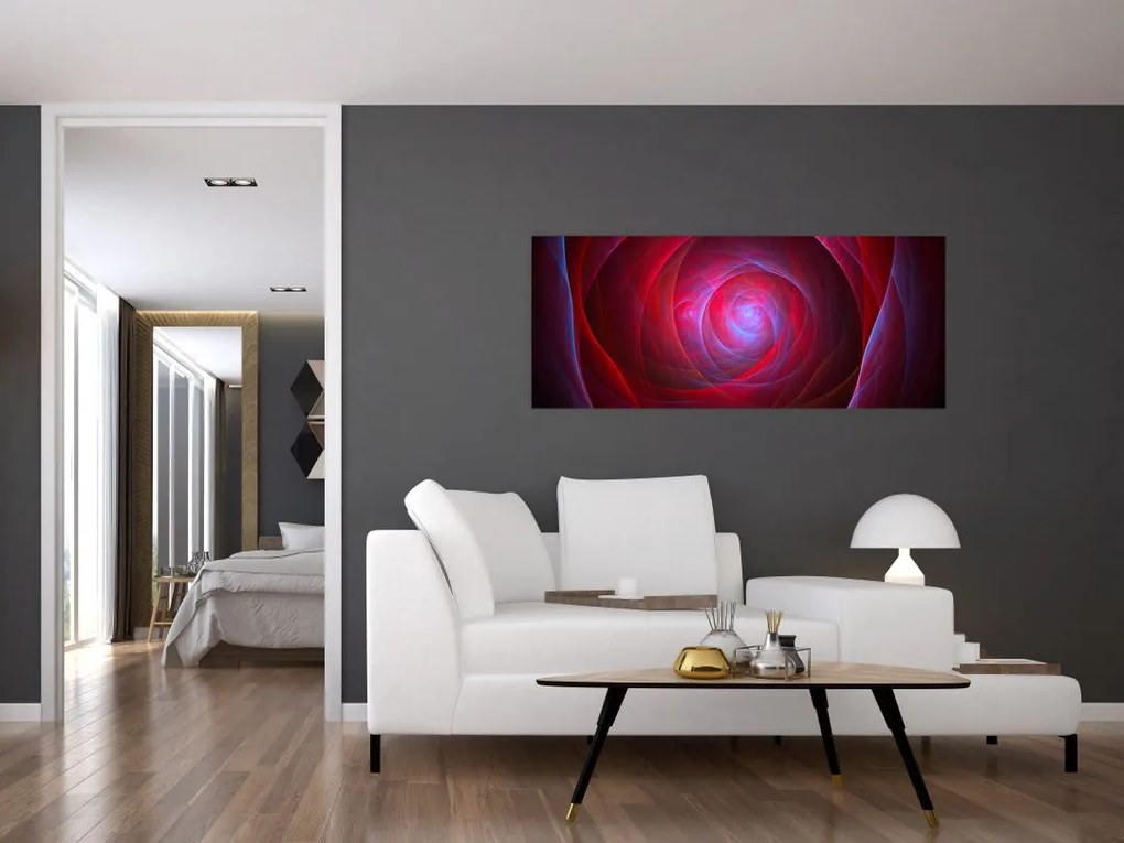 Tabloul abstract cu ochi (120x50 cm)