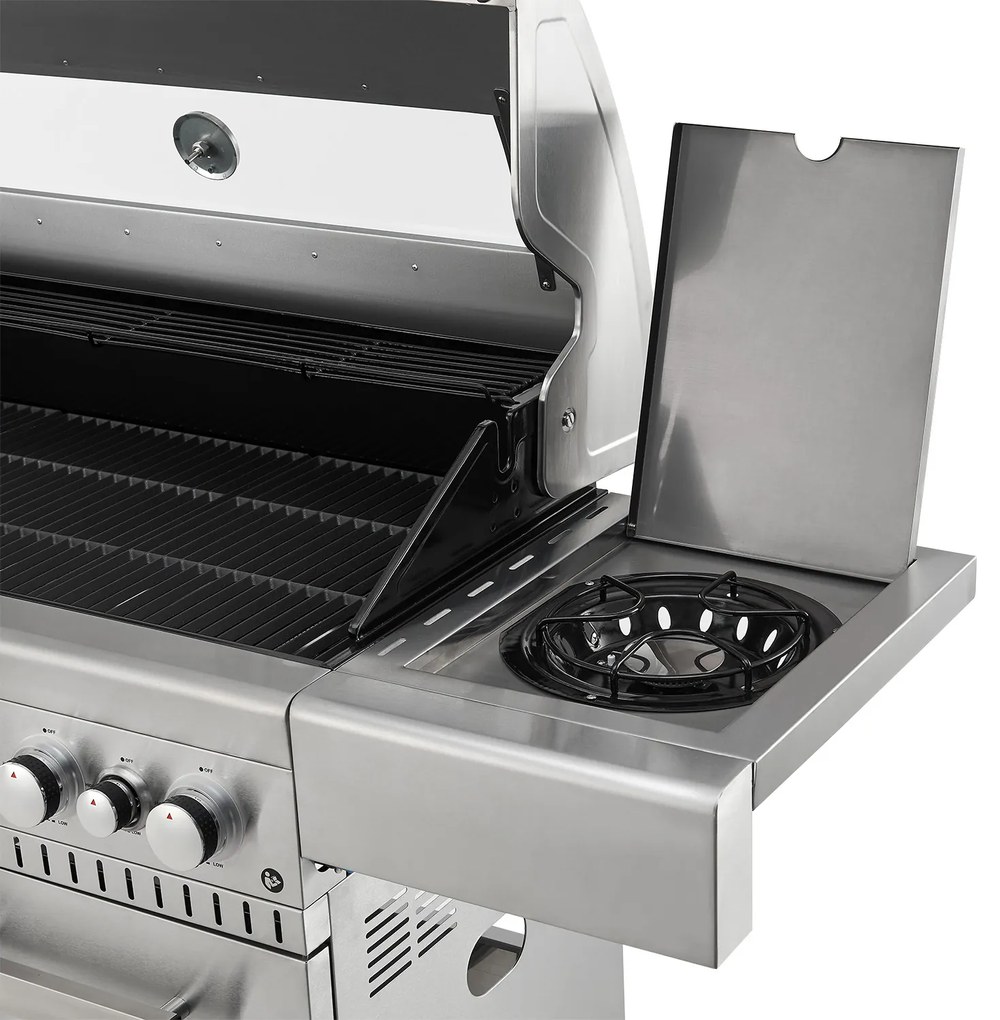 Gratar pe gaz Minnesota BBQ cu 6 arzatoare + 1 arzator lateral