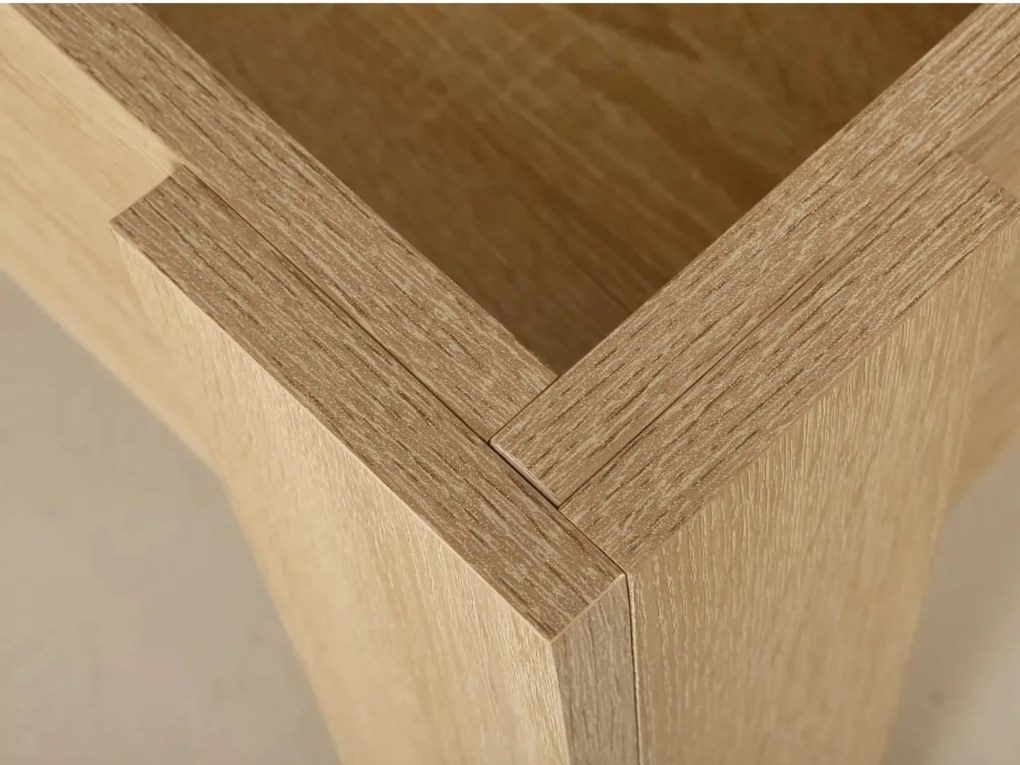 Masuta de cafea RIWA cu blat extensibil 100x50 cm, stejar