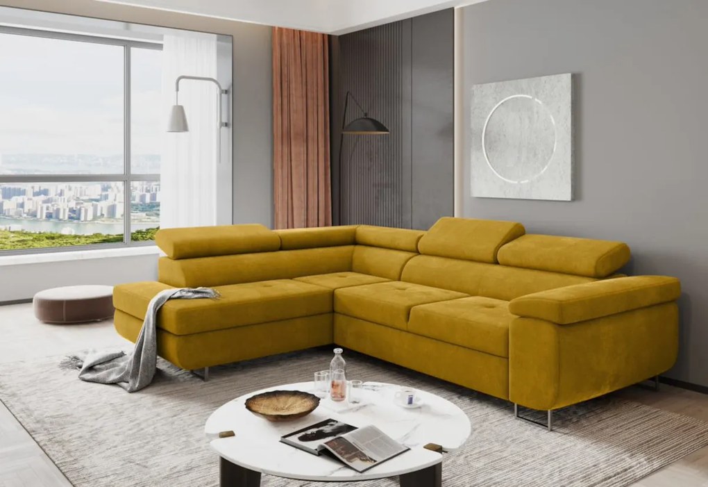 Supermobel Coltar extensibil ASTON, 275x90x202, omega 68, stanga
