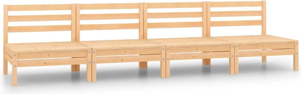 vidaXL Set mobilier de grădină, 4 piese, lemn masiv de pin