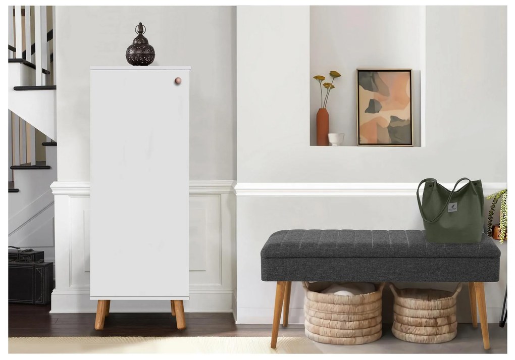 Mobilier Hol Beside 1 (alb + antracit) . 1094007