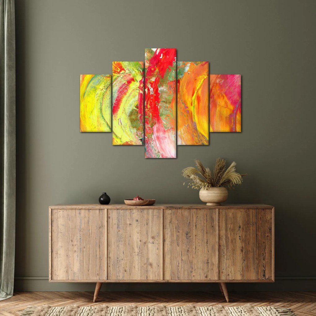 Tablou cu abstracție- pictura (150x105 cm)