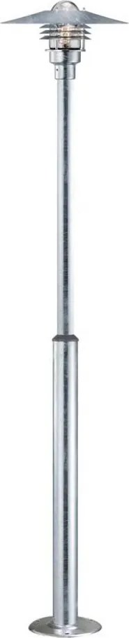 Nordlux - Lampă de exterior VEJERS 1xE27/60W/230V IP54 argintie 130 cm