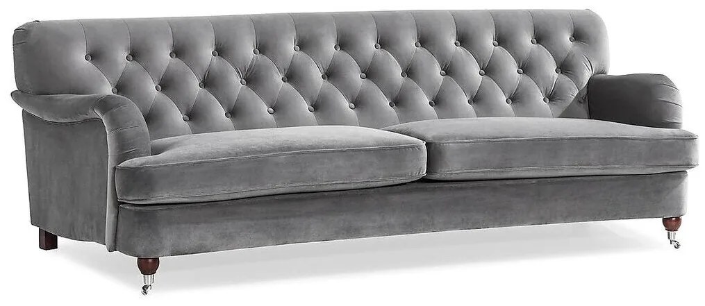 Canapea Bloomington A115Numărul de locuri: 3, 210x98x78cm, 76 kg, Tapiterie, Picioare: Metal, Lemn, Role