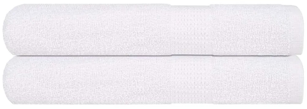vidaXL Prosoape pentru saună 2 buc alb 80x200 cm 360 g/m² 100% bumbac