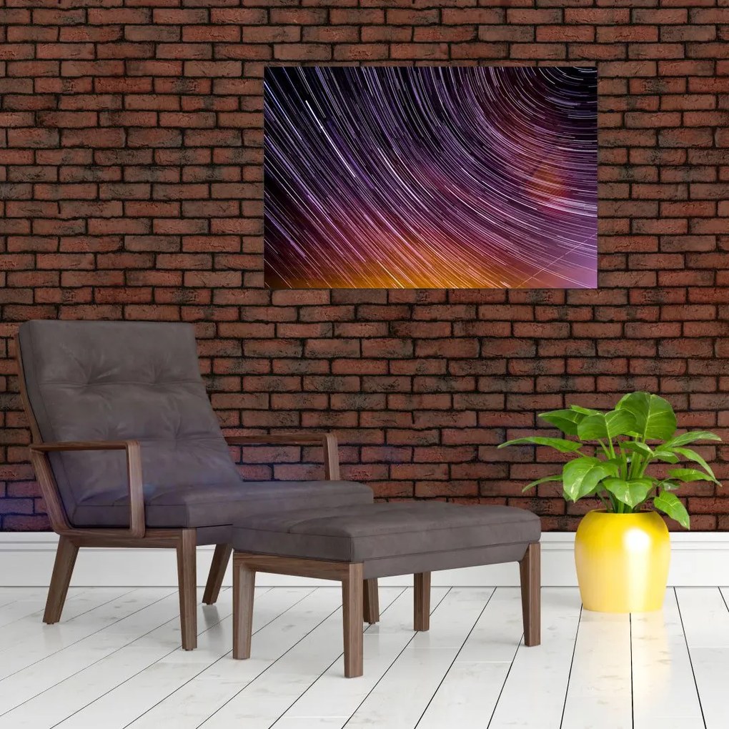 Tablou cu stele șterse pe cer (90x60 cm)