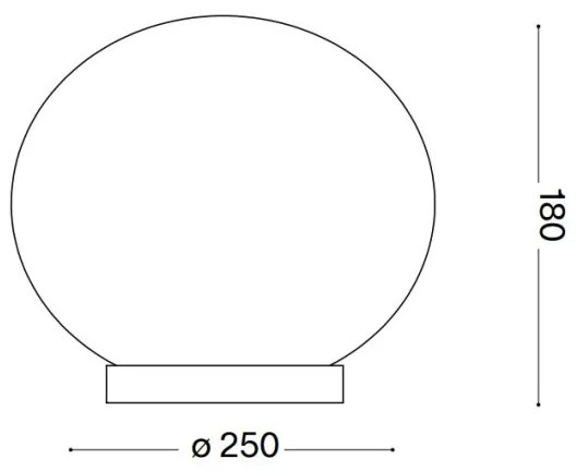 Lampă LED de masă Ideal Lux CANDY 1xG9/3W/230V d. 25 cm alb